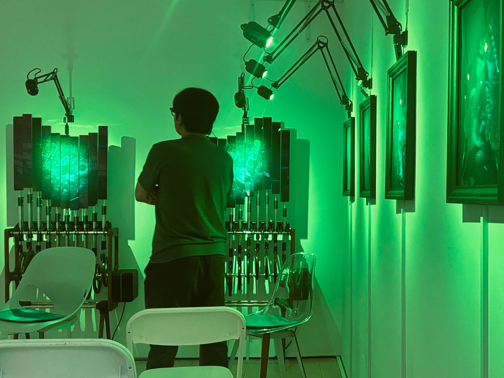 Jungwuk Kim with GREEN SCALE works